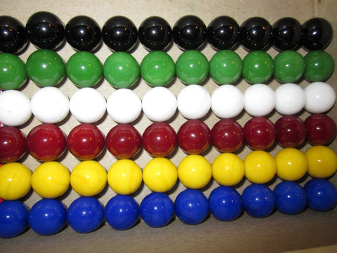 Big Game Toys 60pc 14mm Glass Replacement Marbles