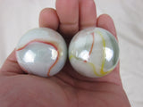 Big Game Toys 2pc Cockatoo Glass Marbles