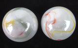 Big Game Toys 2pc Cockatoo Glass Marbles