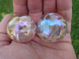Big Game Toys 2pc Pink Fairy Glass Marbles