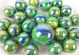Big Game Toys 25pc Peacock Glass Marbles