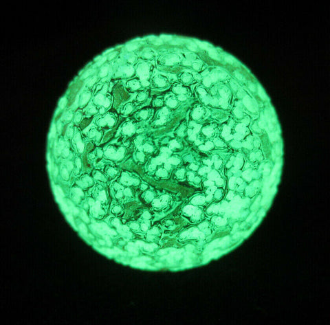 GLOW IN THE DARK shooter Art Glass Collector Marble~25mm