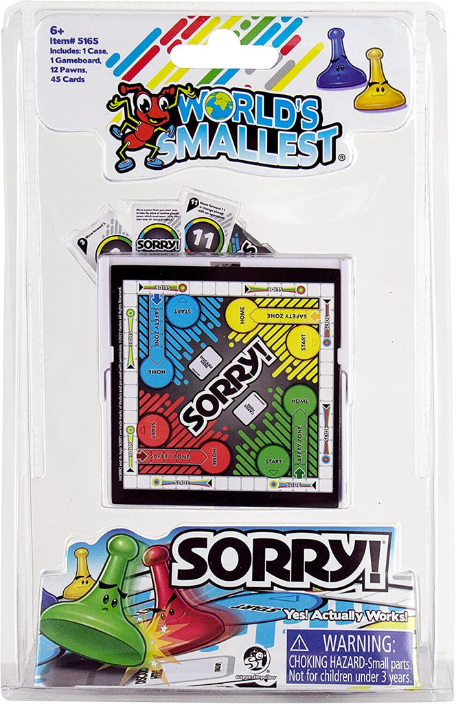 Worlds Smallest SORRY Board Game