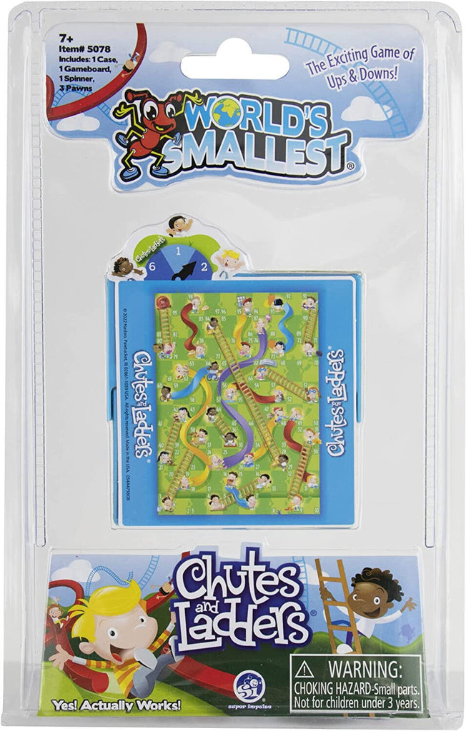 Worlds Smallest CHUTES & LADDERS Board Game