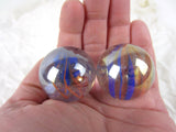 Big Game Toys 2pc FUNFAIR Glass Marbles~35mm Boulders