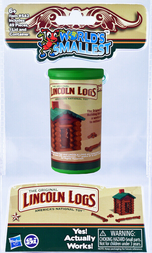 World's Smallest LINCOLN LOGS