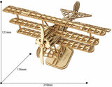 AIRPLANE Wood Model Kit ROKR 3D Puzzle