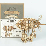 AIRSHIP Wood Model Kit ROKR 3D Puzzle