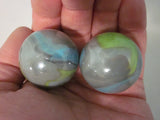 Big Game Toys 2pc Thunderbolt Glass Marbles