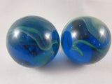 Big Game Toys 2pc Sea Turtle Glass Marbles