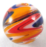 WURLITZER Handmade Art Glass Collector Marble~25mm